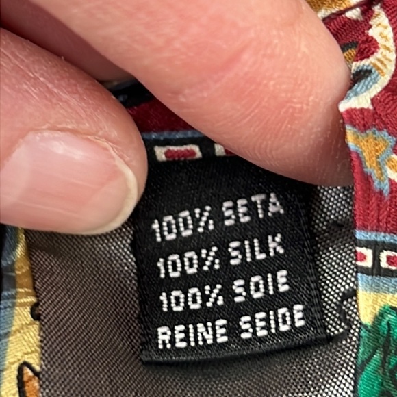 Jacques Farre Paisley 100% Silk Men's Cravate Neck Tie - Picture 6 of 8